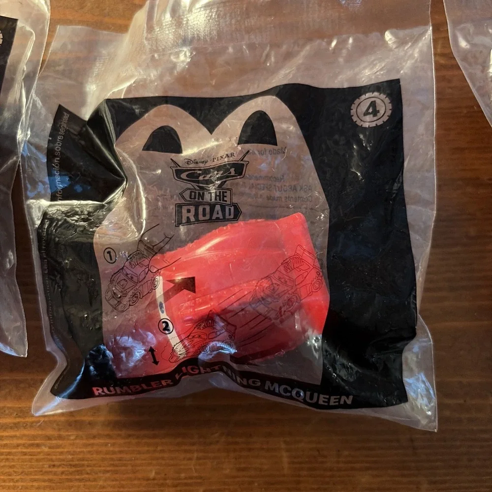 Lot of 3 Disney Pixar Cars On The Road McDonalds‎ Happy Meal 2022 Sealed #1,4,7
